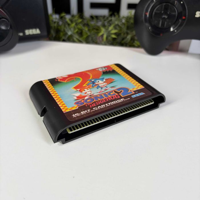 Гра Mega Drive Sonic the Hedgehog 2 Новий Картридж Сега Мега Драйв Сонік 2 Ігри мега драйв