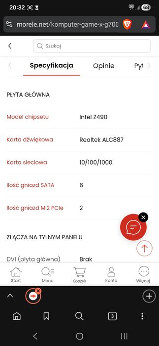 Sprzedam komputer z monitorem