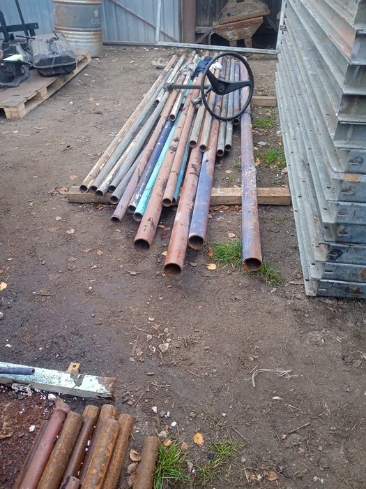 Труба на стовпчики, труба сталева