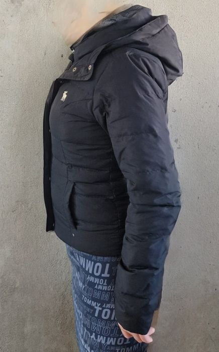 Kurtka puchowa Abercrombie granat M