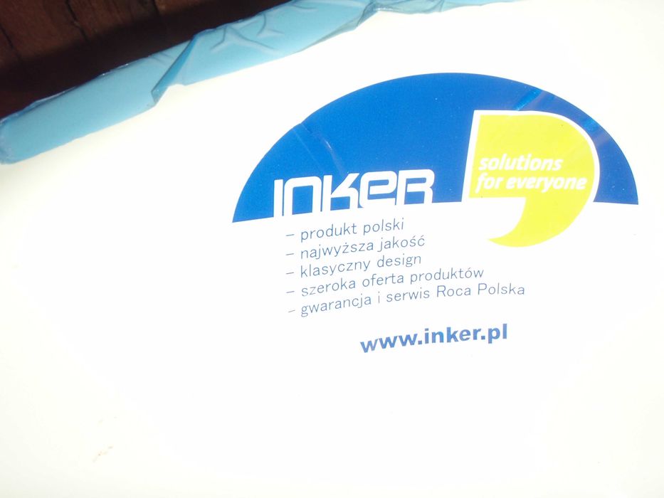 Umywalka 40 cm INKER+ mocowanie, bateria i odpływ wszystko nowe