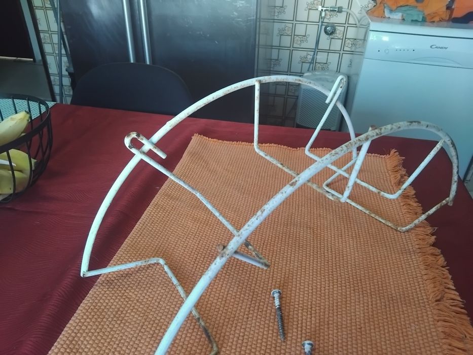 Suporte mangueira em ferro