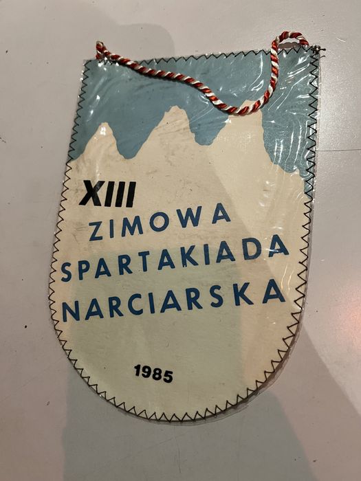 Proporczyk KWK Wujek Zimowa Spartakiada 1985