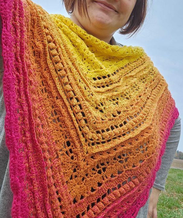 Chusta akryl/bawelna