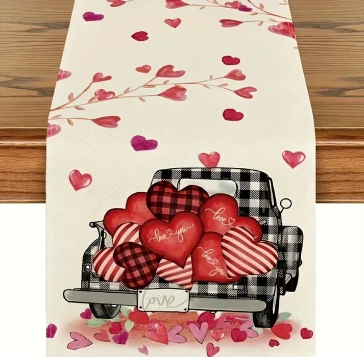 Toalhas de mesa dia dos namorados