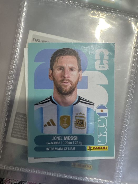 Cromos da copa mundial 2026 panini- LIONEL MESSI