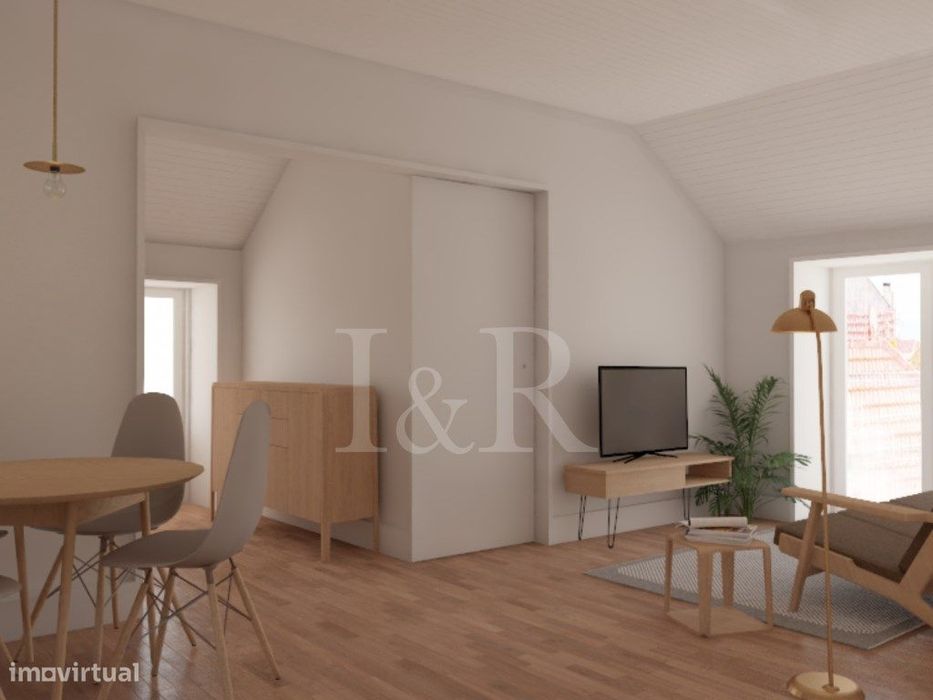 Apartamento T1 com vista rio em Setúbal