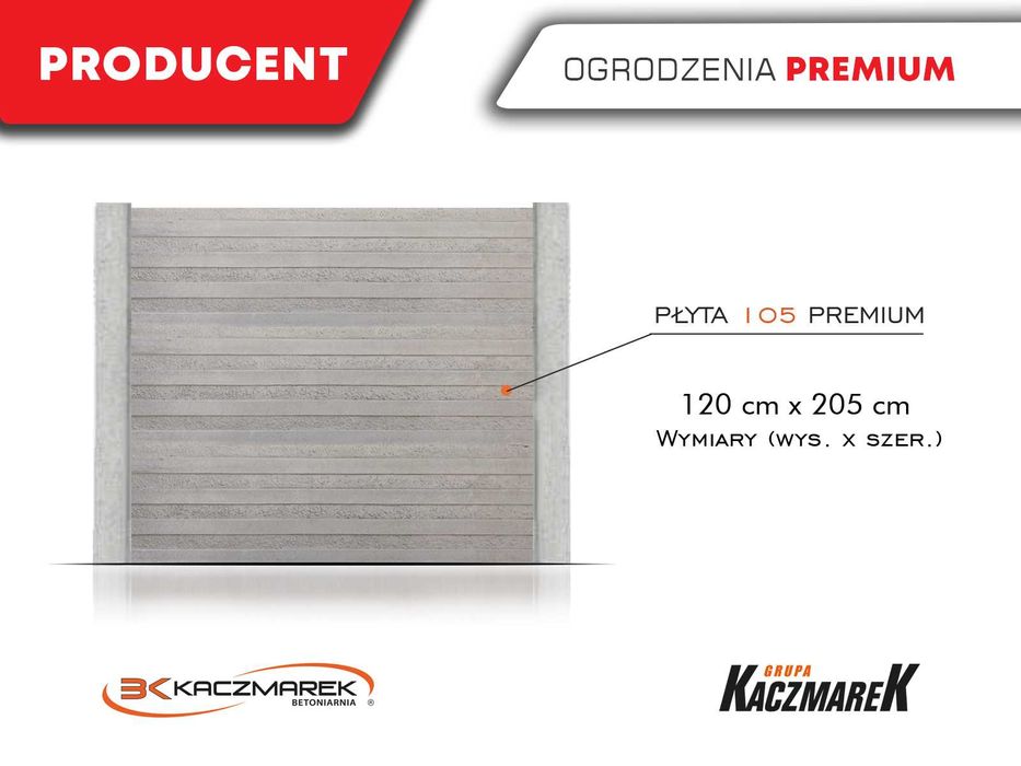 Ogrodzenia Betonowe PREMIUM | Nowoczesne Wzornictwo