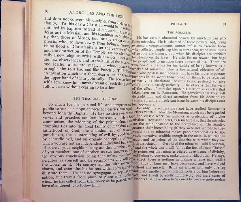 Androcles and the Lion, de Bernard Shaw (edição inglesa)