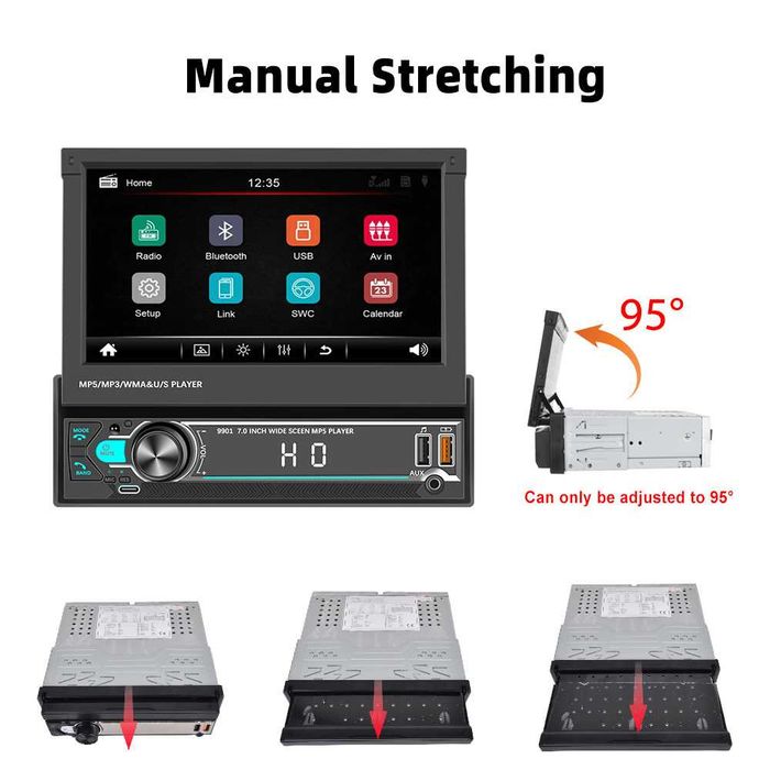 radio 1 din ecra 7 Bluetooth  Opel VW Audi BMW SEAT