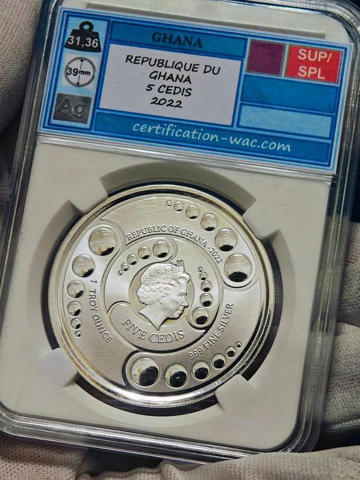 СЛАБ GANA 2022. ІНОПЛАНЕТЯН. СРІБЛО. 1 унція! 2022р.