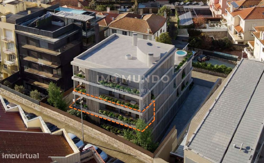 T3 de Luxo Novo com Varanda de 20m:Condomínio Fechado Boavista (Porto)