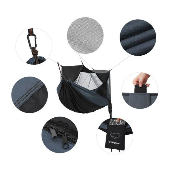 Moskitiera do hamaka king camp nylon 300 x 200 cm