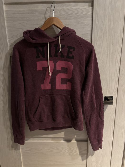 Bordowa różowa bluza S sweat capuche rally 72 Athletic dept w