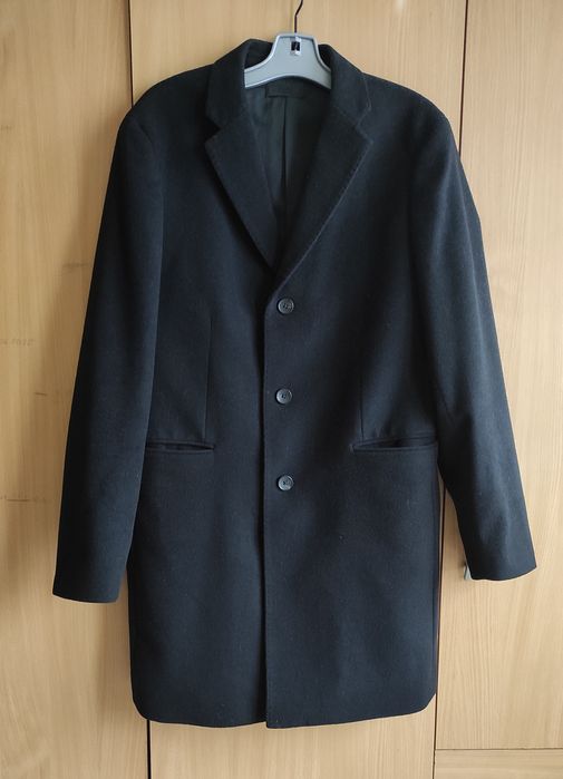 Płaszcz męski Uniqlo Wool i Cashmere rozmiar M kolor czarny