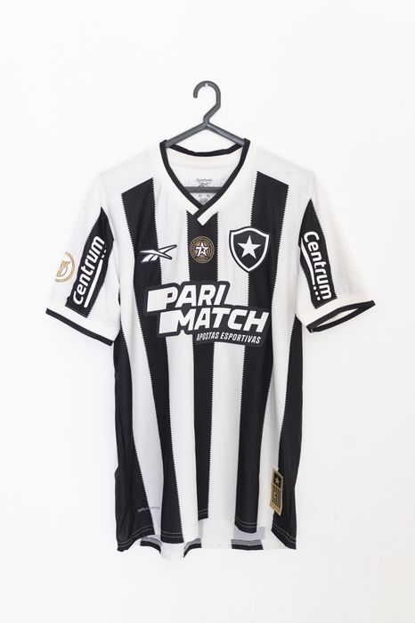Camisola futebol jogo usada autografada botafogo
