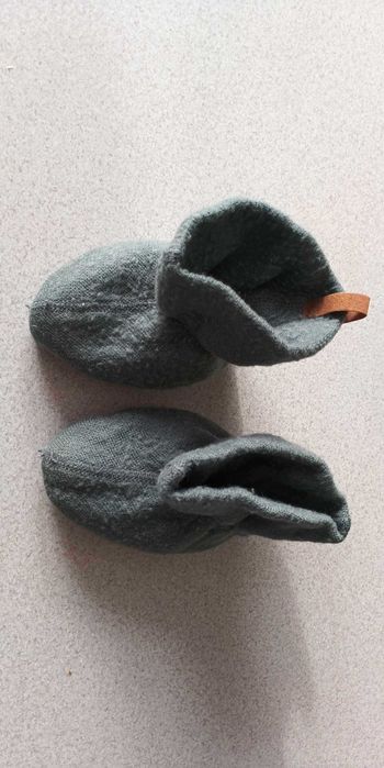 Buty buciki niechodki bambosze 100% wełna merino