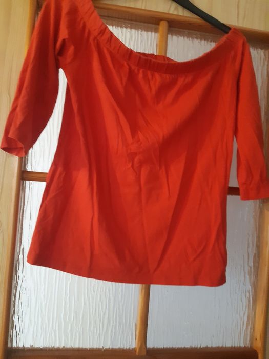 Bluza ceglasta, dekolt Carmen. Ckh Clochouse. M/L