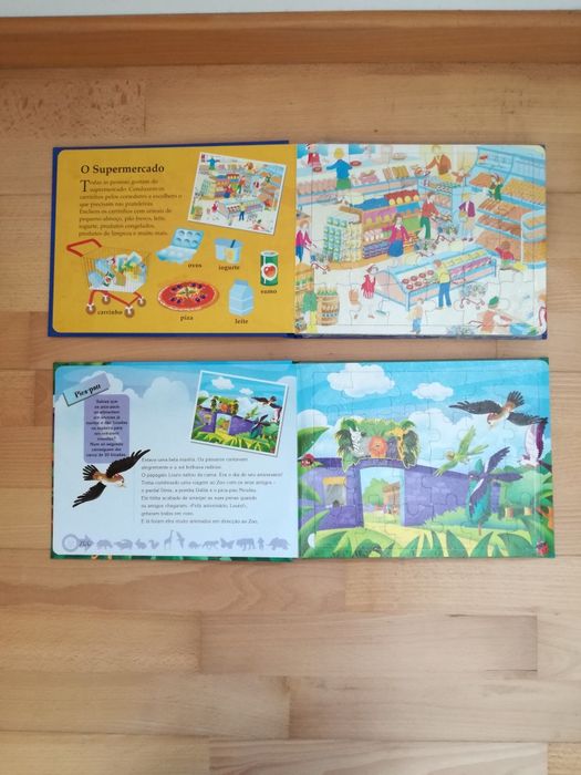Livros Puzzle Novos