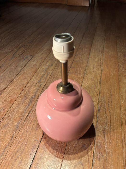 Candeeiro de mesa rosa