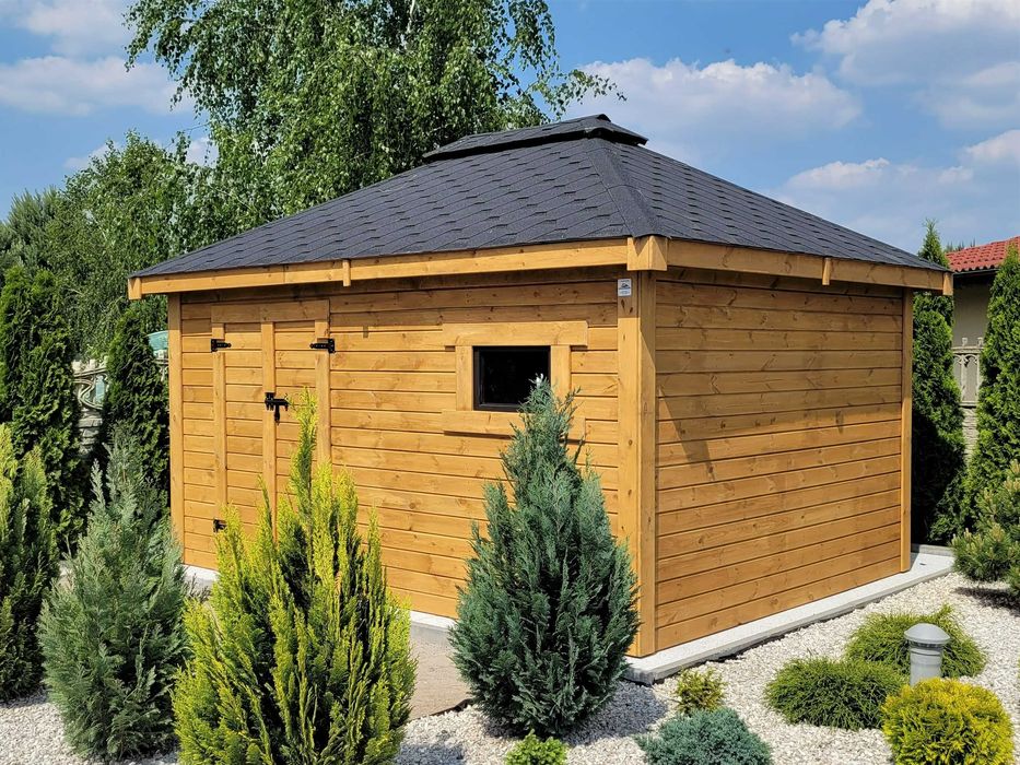 Domek Narzędziowy ALAN 3x3 m Drewutnia Altana Producent DREWNOTRIK.PL