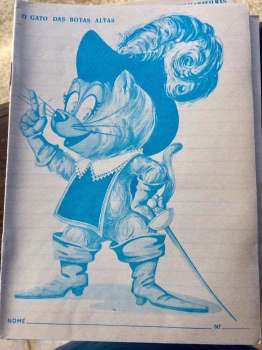 Antigos cadernos escolares