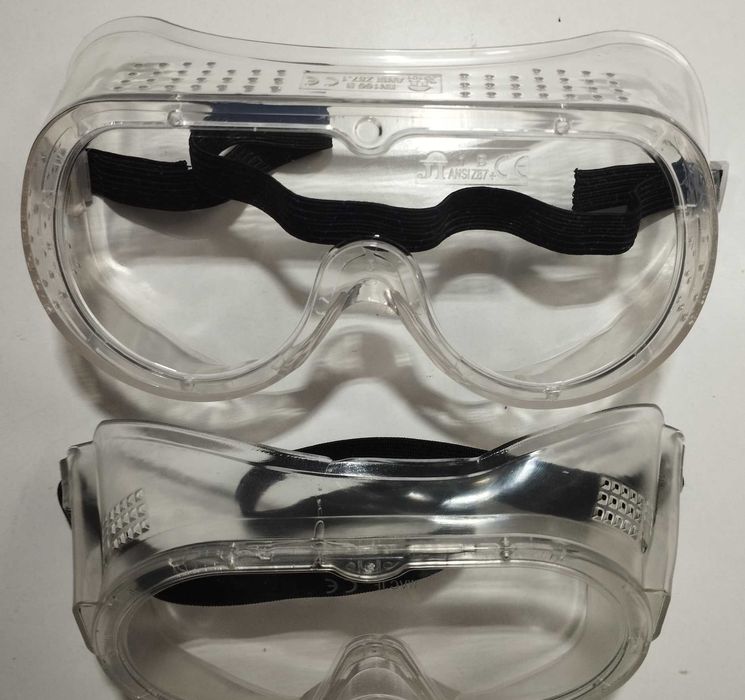 Óculos de proteção contra poeiras, segurança