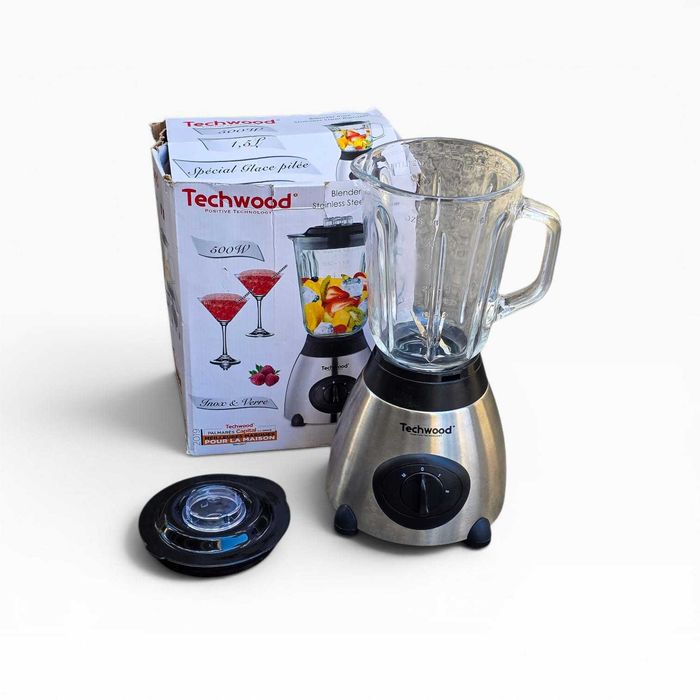 Liquidificadora Inox Techwood TBLI-360 1,5L 500W | Nova c/ Caixa