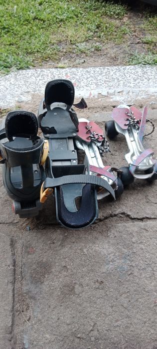 Wrotki- rolki PRL regulowane - zabytek