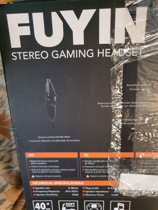Indeca - Fuyin stereo gaming headset como novos