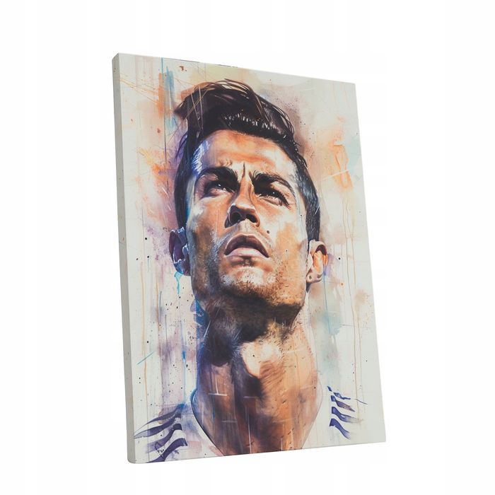 Obraz na płótnie Cristiano Ronaldo CR7 30x40 cm - nowoczesny styl