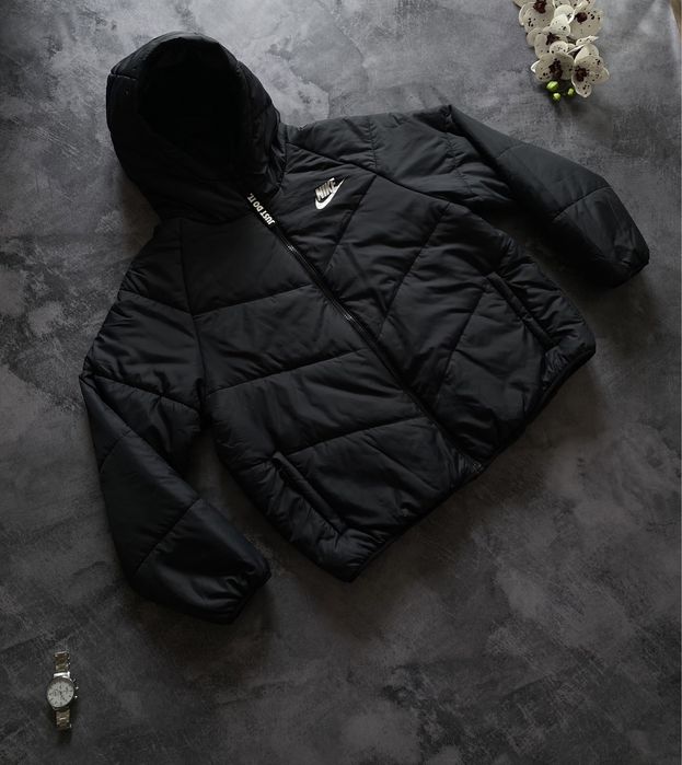 Демисезонная куртка Nike чёрная мужская оригинал