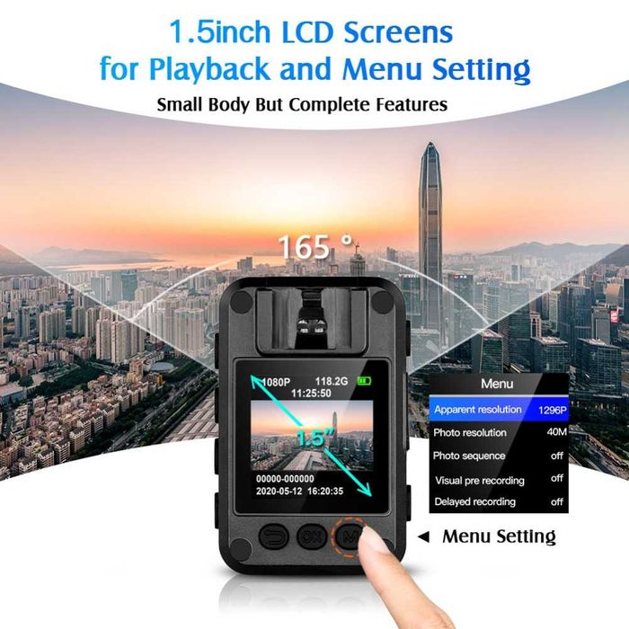 Боді камера Боблов Н9, Boblov N9 Нагрудна відеокамера, Відеореєстратор