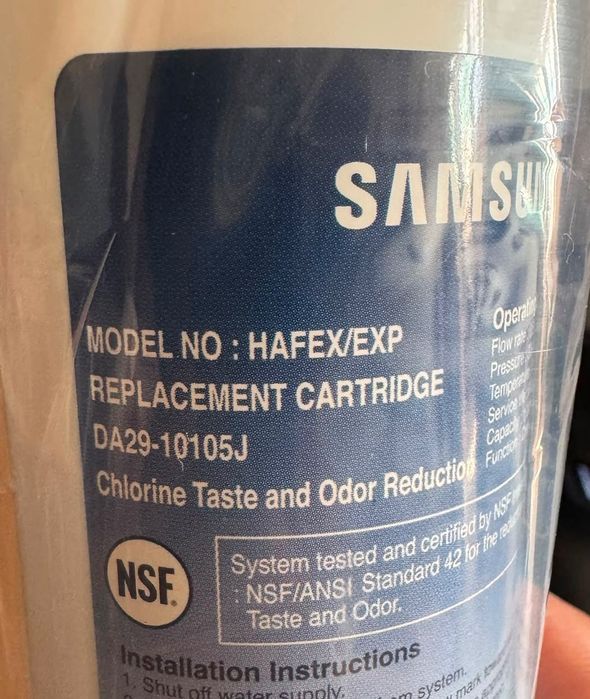 Filtro Frigorífico Americano Samsung HAFEX/EXP