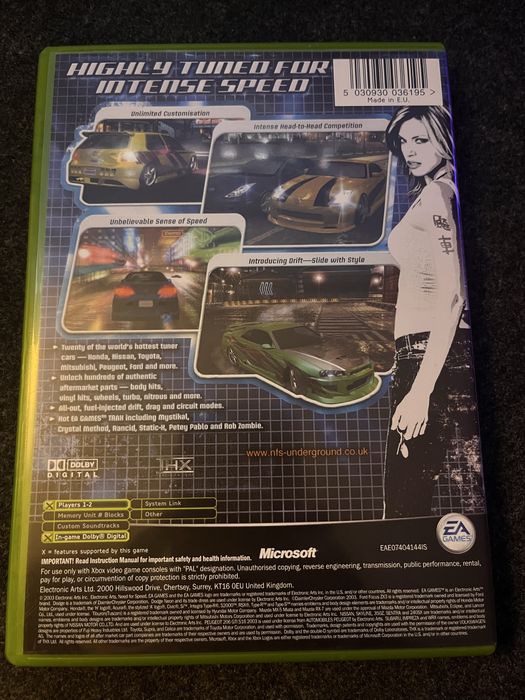 Need for Speed Underground - Xbox