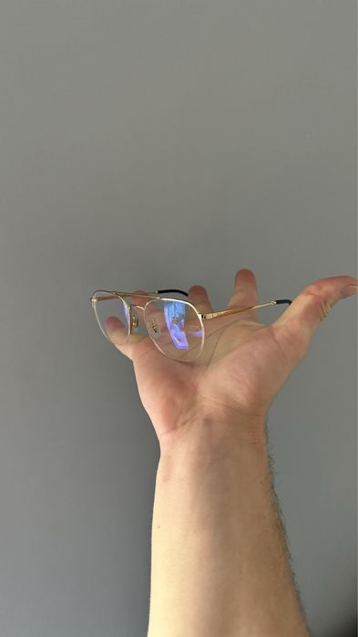 Okulary RayBan RB6444 złote oprawki korekcyjne.