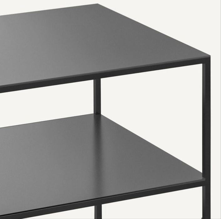 Aparador de metal preto para TV La Redoute – como novo