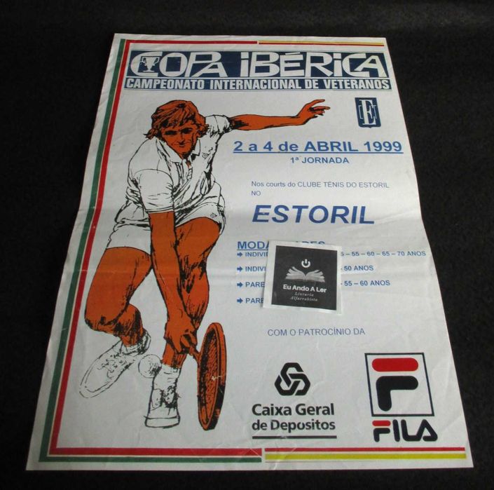 Poster Copa Ibérica Campeonato Internacional Veteranos 1999 Estoril