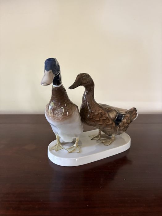 Peça “Par de Patos" em Porcelana Rosenthal