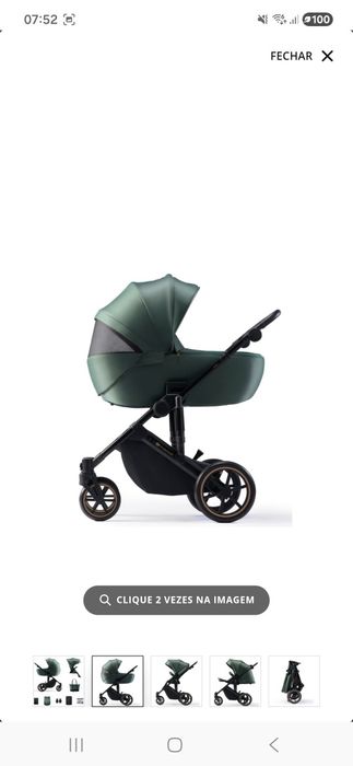 Carrinho bebe trio kinderkraft Prime 2 (nunca usado)