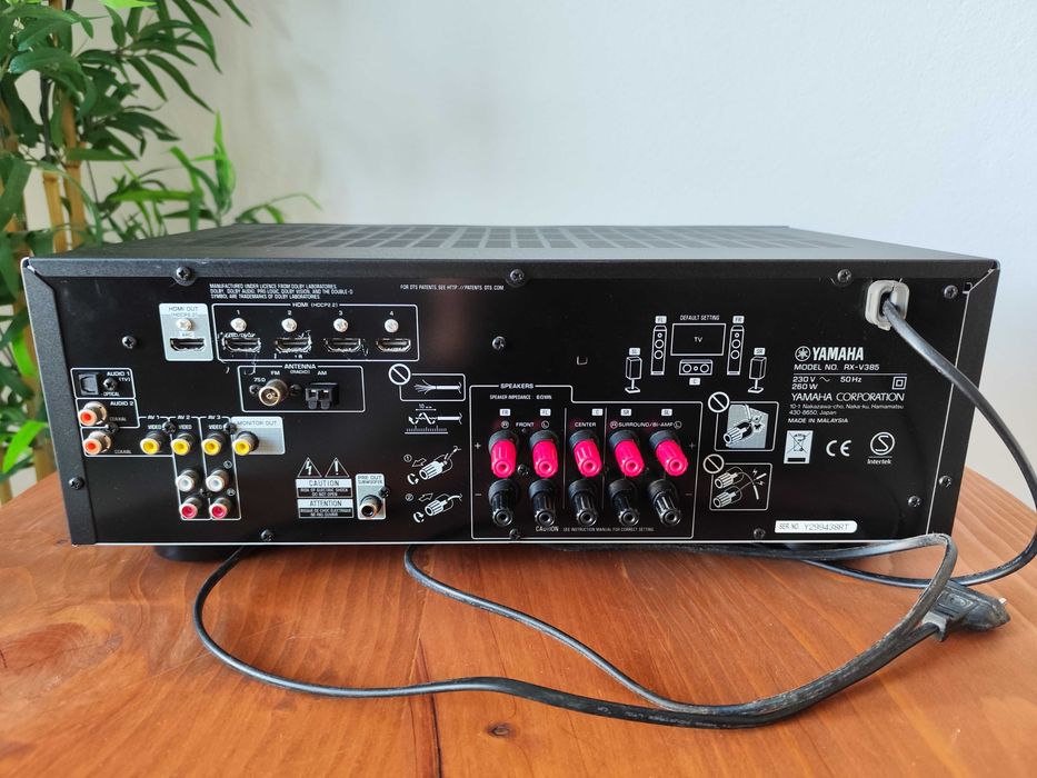 YAMAHA Amplificador A/V Receiver RX-V385