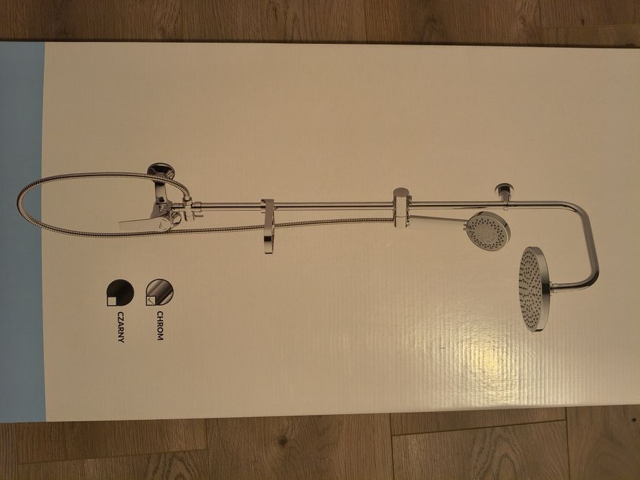 Kolumna prysznicowa Dora z baterią chrom. Super cena!