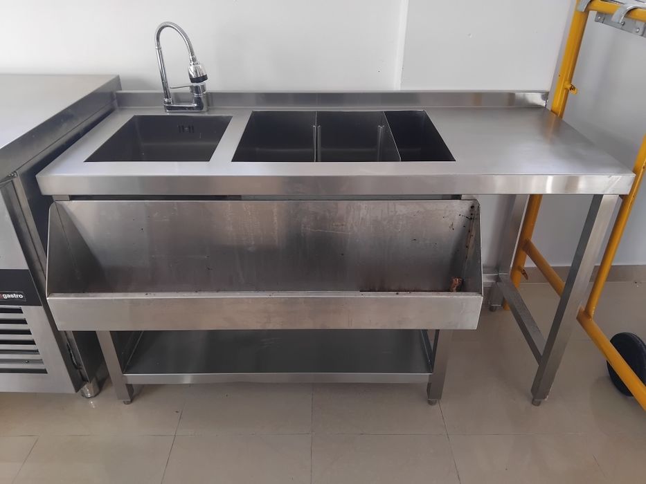 Bancada inox Cocktail
