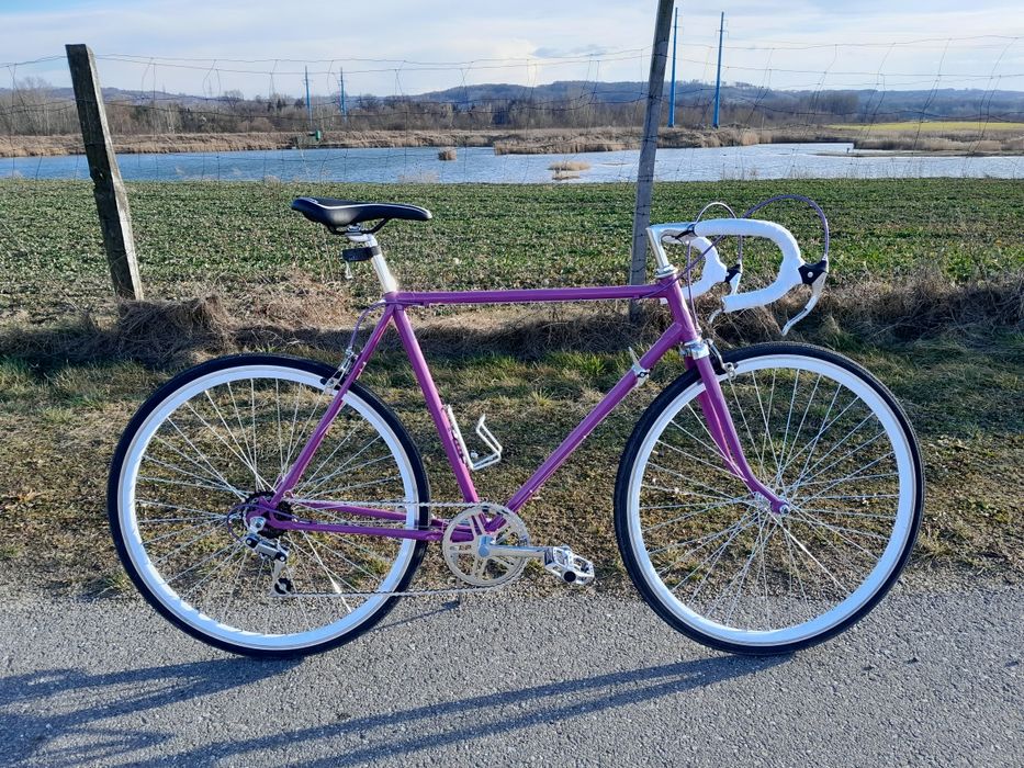 Rower szosowy Romet vintage retro fixie jak nowy