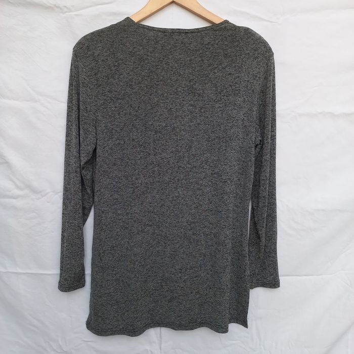 Túnica malha elástica cinza Tam M/L