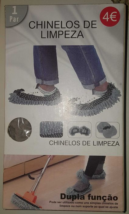 Chinelos de limpeza