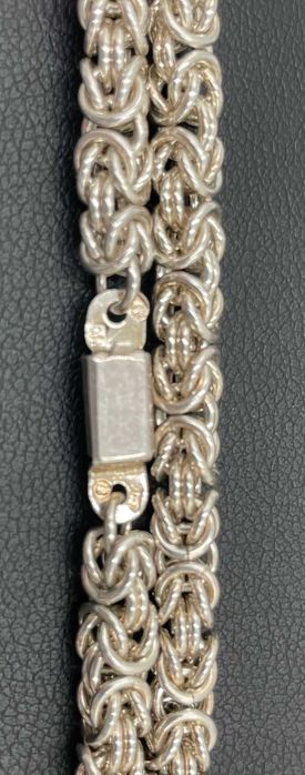 Srebrny łańcuszek królewski 925, 61,87 gram 72 cm