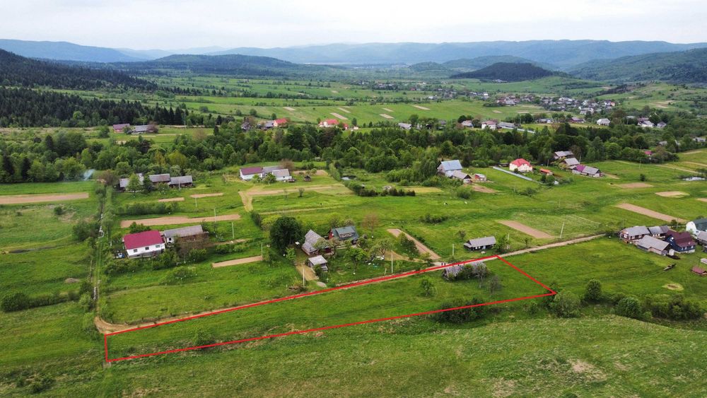 Продається земельна ділянка в карпатах