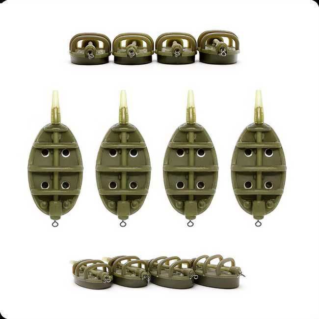 Zestaw koszy zanętowych METHOD FEEDER Sahido BAIT BASKET BASIC MF 4+1