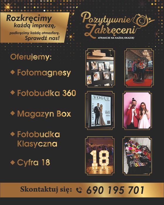 Fotobudka360, Fotobox Vouge, Fotobudka klasyczna, Fotomagnesy